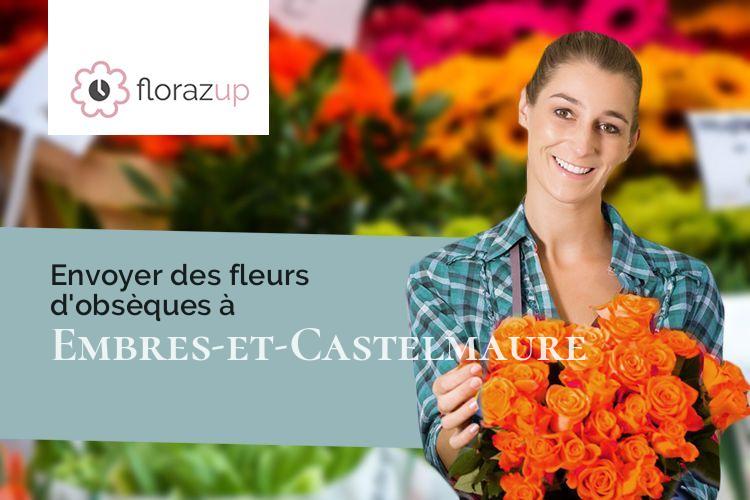 créations florales pour un deuil à Embres-et-Castelmaure (Aude/11360)