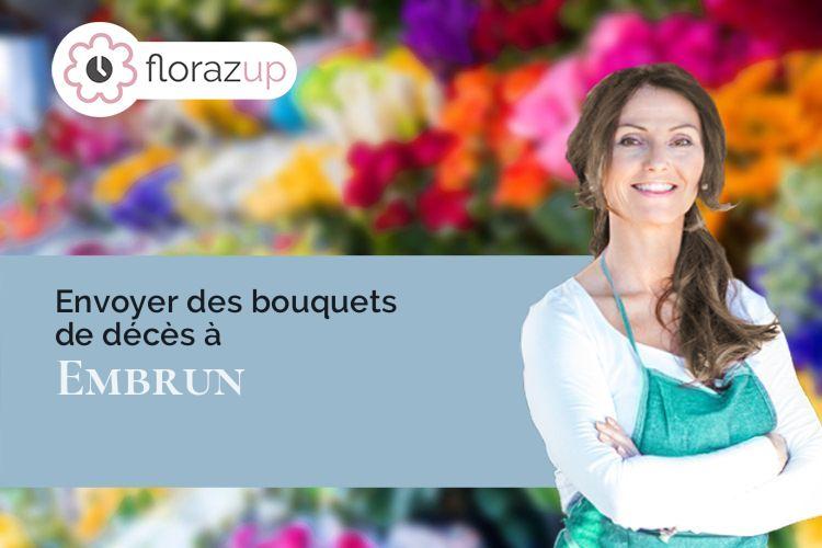 coupes de fleurs pour des funérailles à Embrun (Hautes-Alpes/05200)