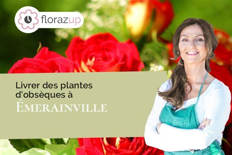 coeur de fleurs pour des funérailles à Émerainville (Seine-et-Marne/77184)