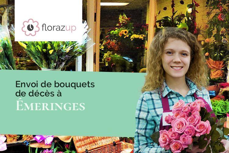 créations de fleurs pour une crémation à Émeringes (Rhône/69840)