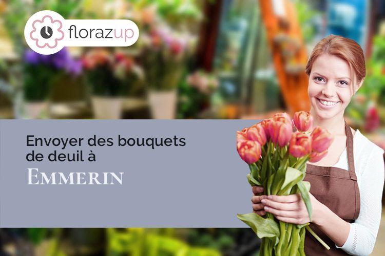 bouquets de fleurs pour des obsèques à Emmerin (Nord/59320)
