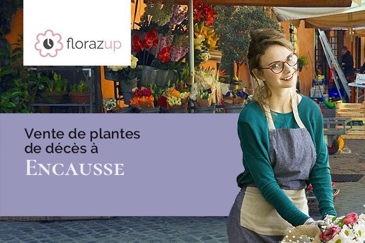 compositions florales pour des funérailles à Encausse (Gers/32430)