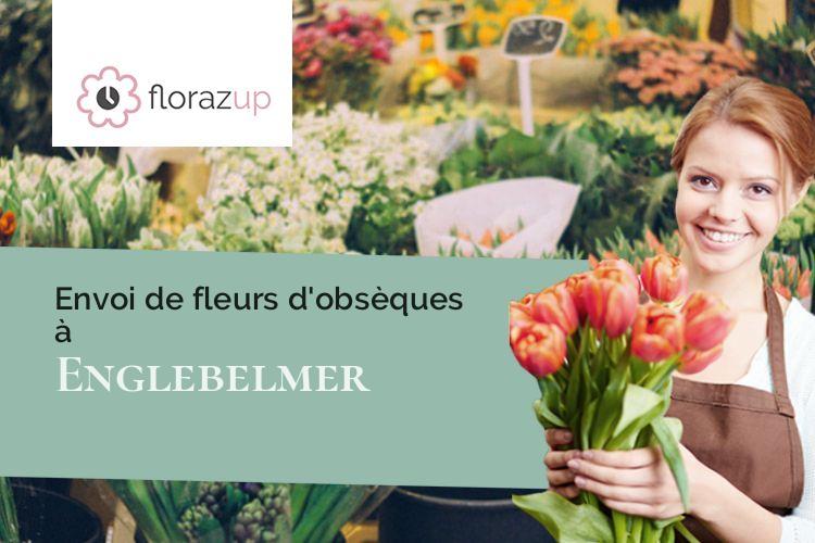 coeurs de fleurs pour une crémation à Englebelmer (Somme/80300)