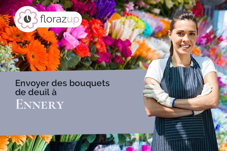 créations de fleurs pour un décès à Ennery (Moselle/57365)