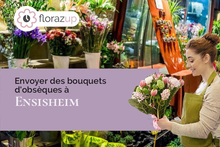 créations de fleurs pour un décès à Ensisheim (Haut-Rhin/68190)