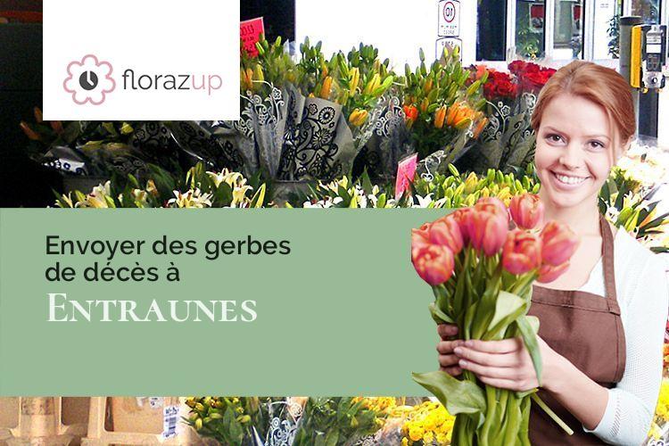 couronnes de fleurs pour un décès à Entraunes (Alpes-Maritimes/06470)