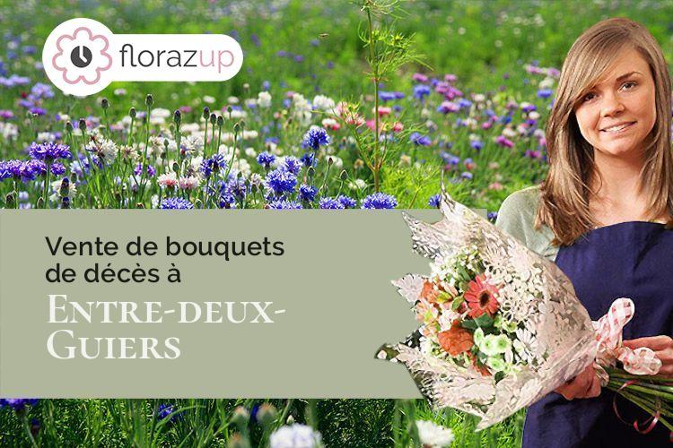 couronnes de fleurs pour un décès à Entre-deux-Guiers (Isère/38380)