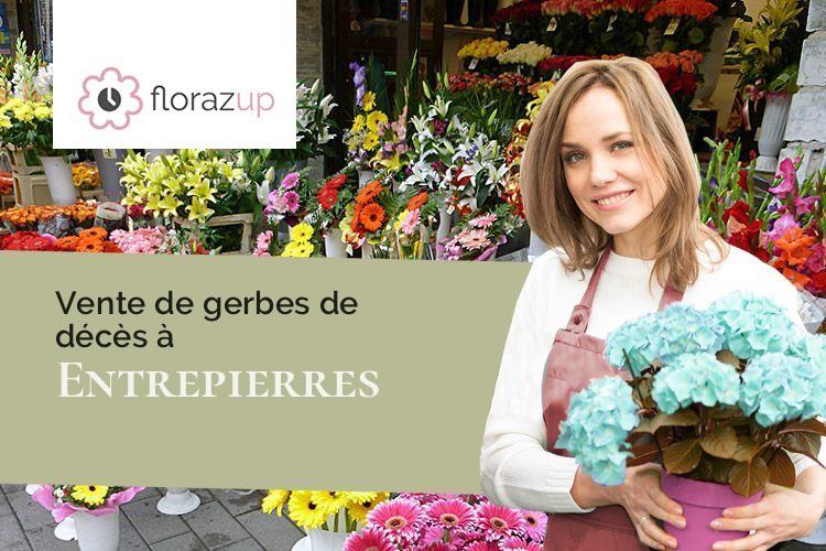 gerbes de fleurs pour une crémation à Entrepierres (Alpes-de-Haute-Provence/04200)