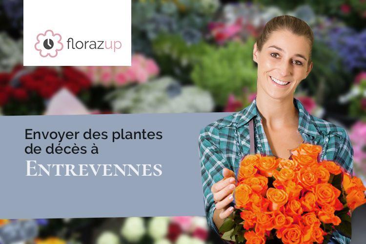 fleurs deuil pour un deuil à Entrevennes (Alpes-de-Haute-Provence/04700)