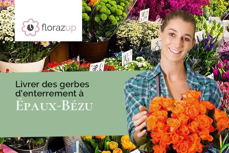 compositions florales pour un enterrement à Épaux-Bézu (Aisne/02400)