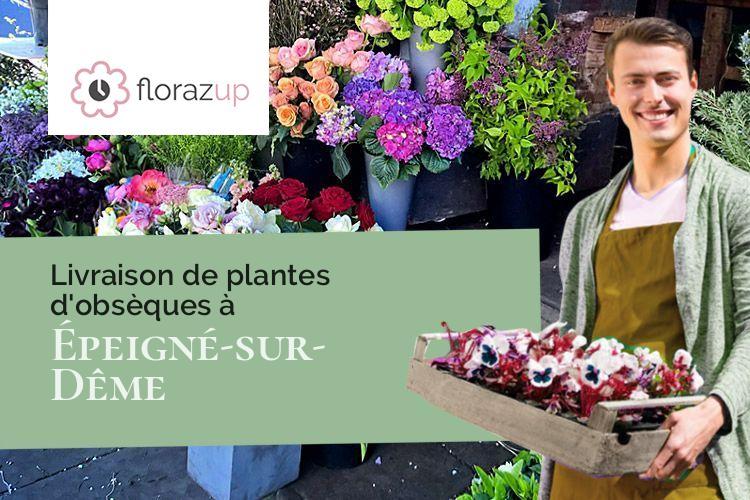 plantes pour un décès à Épeigné-sur-Dême (Indre-et-Loire/37370)