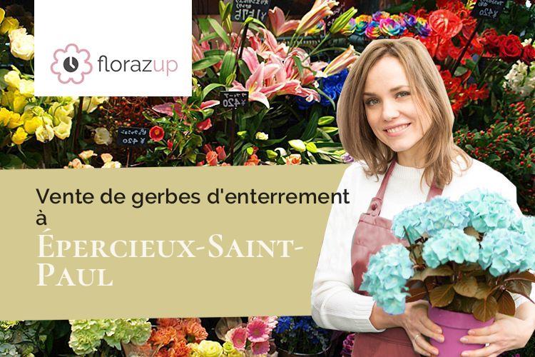 bouquets de fleurs pour un décès à Épercieux-Saint-Paul (Loire/42110)