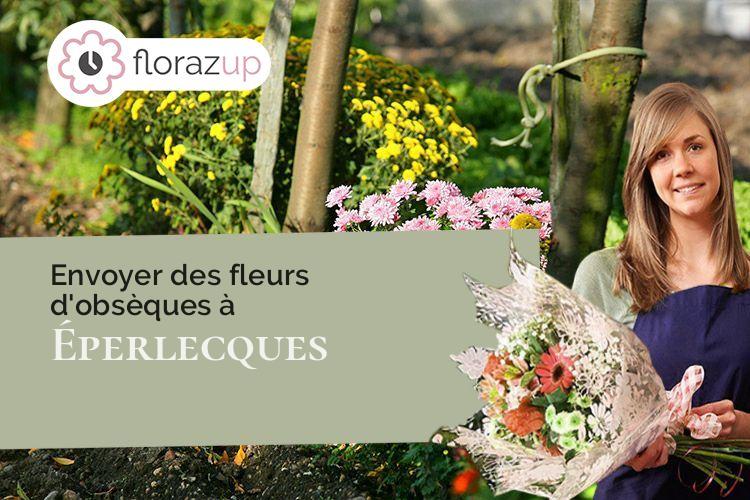 compositions florales pour un enterrement à Éperlecques (Pas-de-Calais/62910)