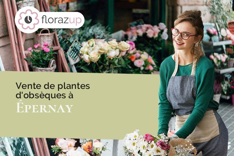 compositions florales pour un deuil à Épernay (Marne/51200)