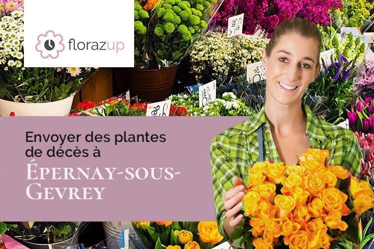 créations florales pour un deuil à Épernay-sous-Gevrey (Côte-d'Or/21220)