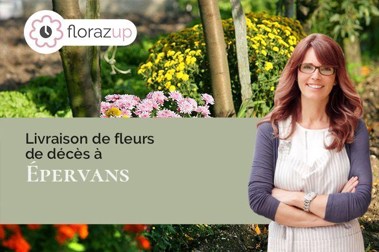 coupes de fleurs pour un décès à Épervans (Saône-et-Loire/71380)