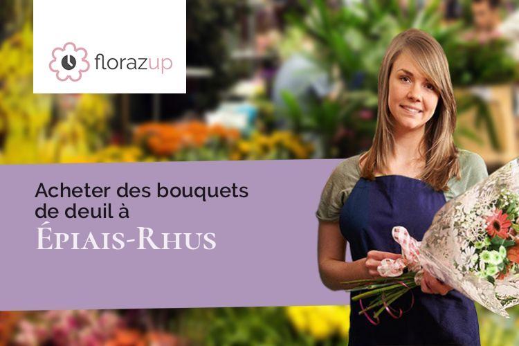 compositions florales pour un enterrement à Épiais-Rhus (Val-d'Oise/95810)