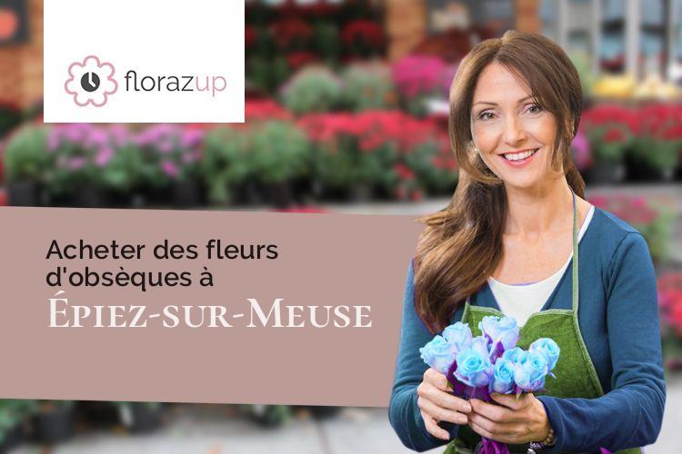 bouquets de fleurs pour des funérailles à Épiez-sur-Meuse (Meuse/55140)