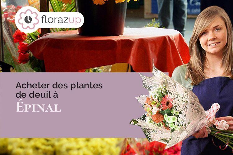 couronnes florales pour un deuil à Épinal (Vosges/88000)