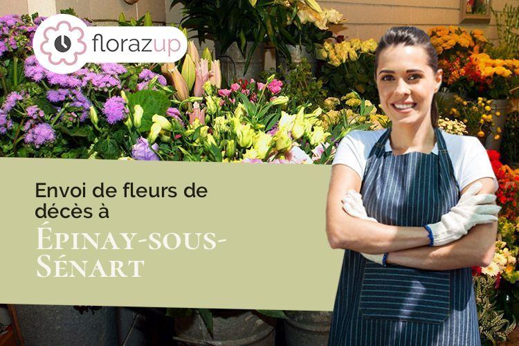 créations florales pour des obsèques à Épinay-sous-Sénart (Essonne/91860)