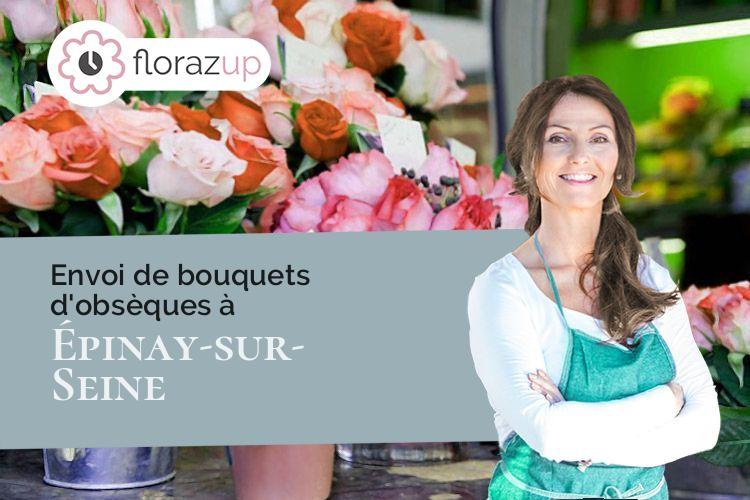 créations de fleurs pour un deuil à Épinay-sur-Seine (Seine-Saint-Denis/93800)