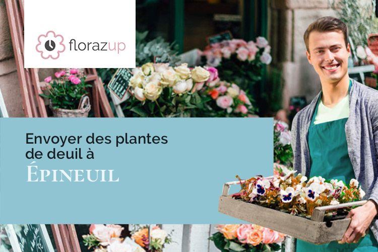 coeurs de fleurs pour un enterrement à Épineuil (Yonne/89700)