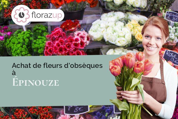 créations de fleurs pour un enterrement à Épinouze (Drôme/26210)