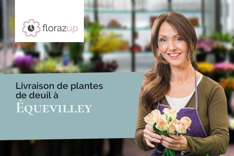 coeurs de fleurs pour un deuil à Équevilley (Haute-Saône/70160)