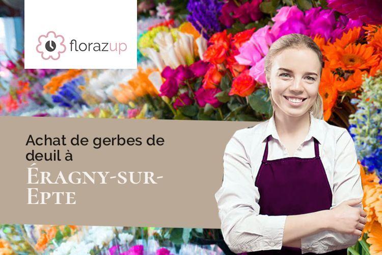 couronnes de fleurs pour un décès à Éragny-sur-Epte (Oise/60590)