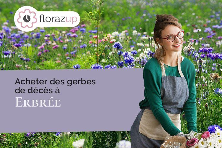 gerbes de fleurs pour un deuil à Erbrée (Ille-et-Vilaine/35500)