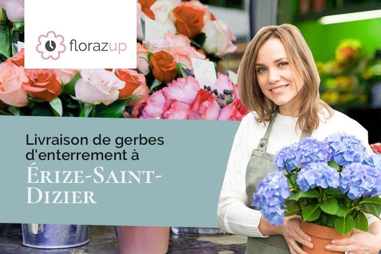 bouquets de fleurs pour des funérailles à Érize-Saint-Dizier (Meuse/55000)