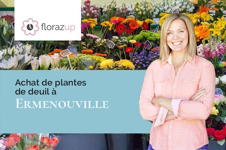 coupes de fleurs pour des funérailles à Ermenouville (Seine-Maritime/76740)