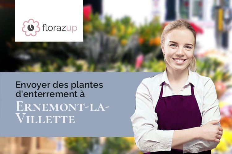 gerbes de fleurs pour un enterrement à Ernemont-la-Villette (Seine-Maritime/76220)