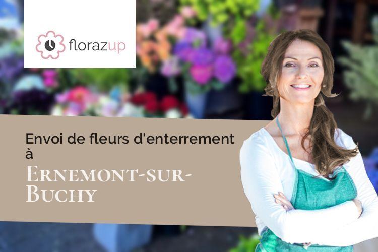 créations florales pour des funérailles à Ernemont-sur-Buchy (Seine-Maritime/76750)