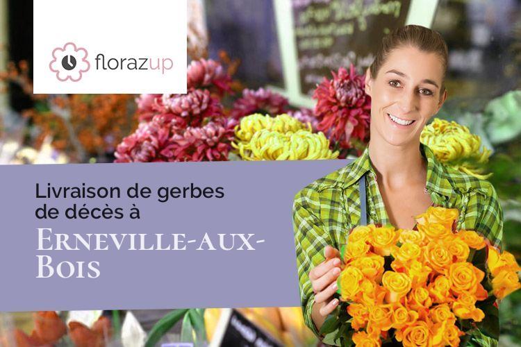 bouquets de fleurs pour des funérailles à Erneville-aux-Bois (Meuse/55500)