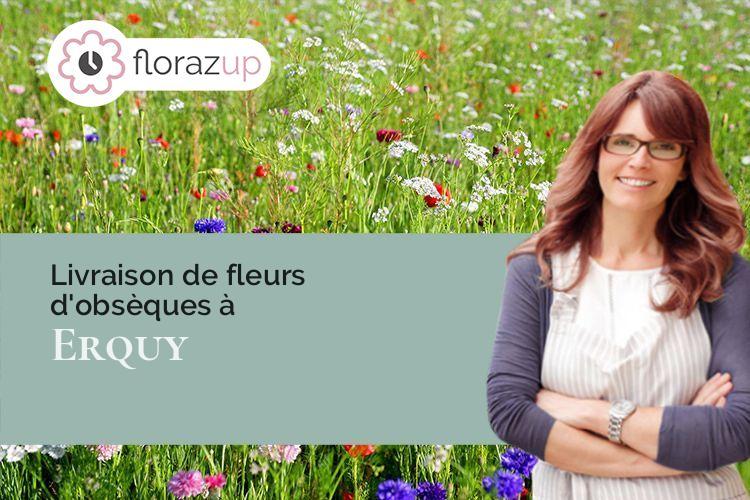 couronnes de fleurs pour une crémation à Erquy (Côtes-d'Armor/22430)