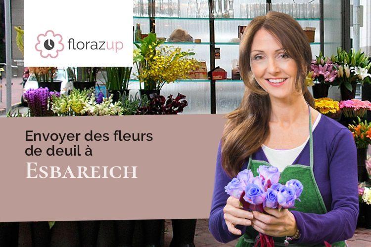 couronnes florales pour des funérailles à Esbareich (Hautes-Pyrénées/65370)