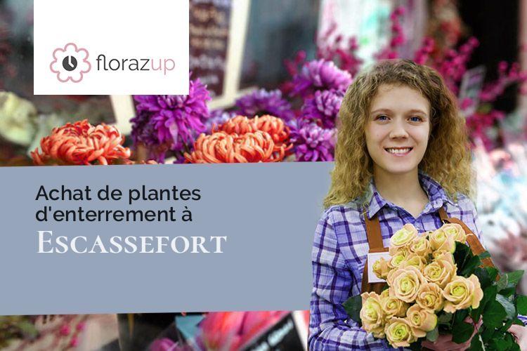 créations florales pour un deuil à Escassefort (Lot-et-Garonne/47350)