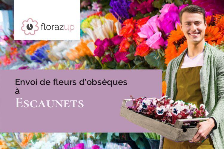 coupes de fleurs pour des funérailles à Escaunets (Hautes-Pyrénées/65500)