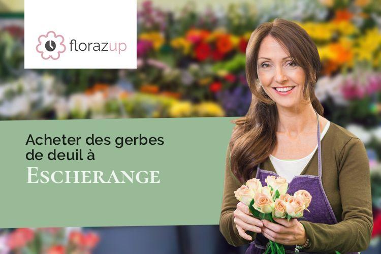 créations florales pour un décès à Escherange (Moselle/57330)