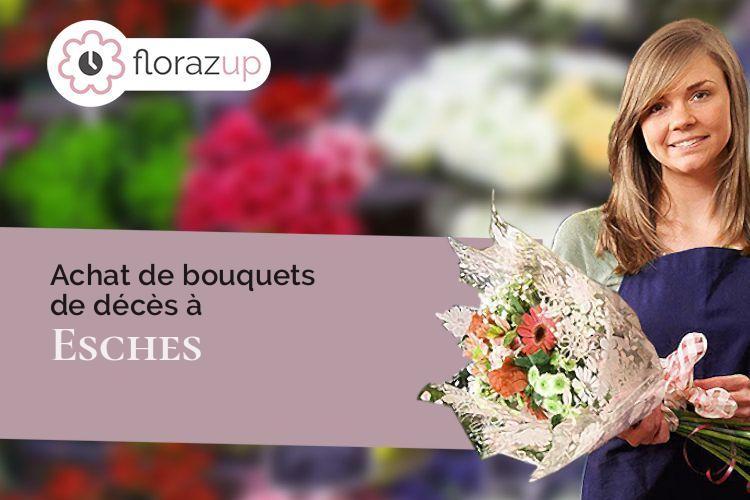 gerbes de fleurs pour une crémation à Esches (Oise/60110)