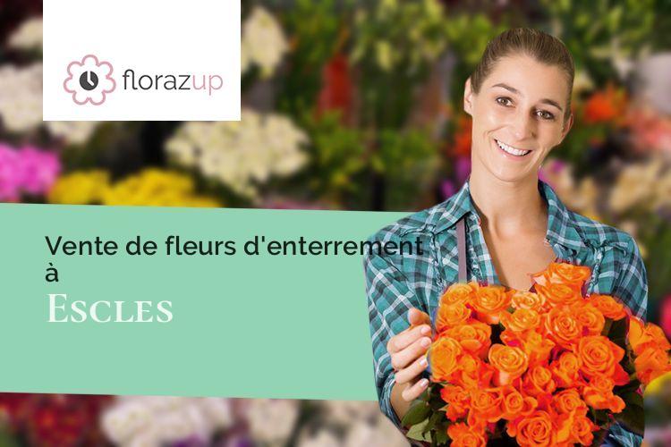 créations florales pour des obsèques à Escles (Vosges/88260)