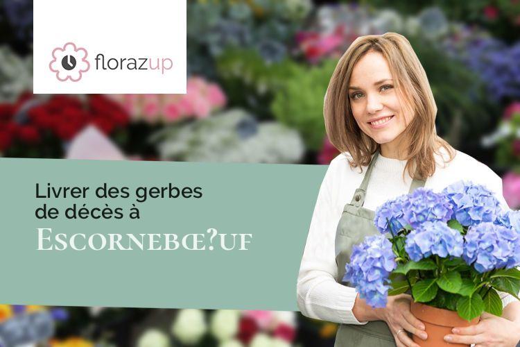 bouquets de fleurs pour un enterrement à Escornebœ?uf (Gers/32200)