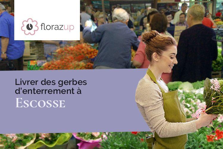 créations florales pour un décès à Escosse (Ariège/09100)