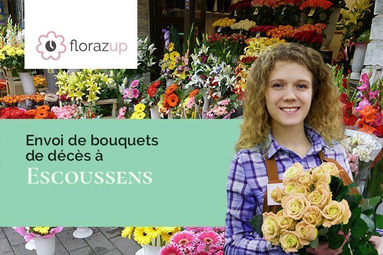 créations de fleurs pour un deuil à Escoussens (Tarn/81290)