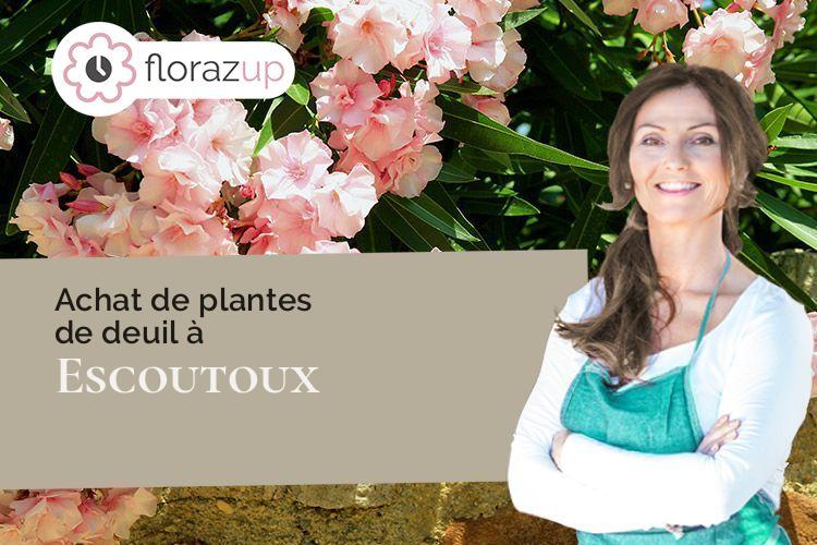 plantes pour un enterrement à Escoutoux (Puy-de-Dôme/63300)