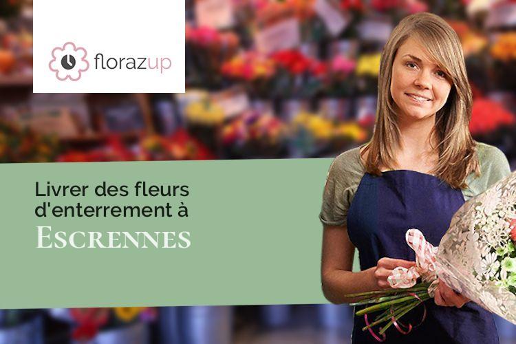 compositions de fleurs pour un décès à Escrennes (Loiret/45300)