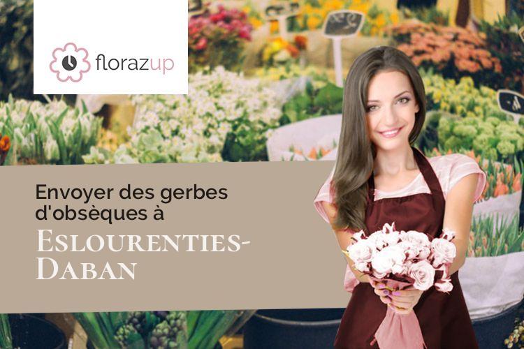 gerbes de fleurs pour un enterrement à Eslourenties-Daban (Pyrénées-Atlantiques/64420)