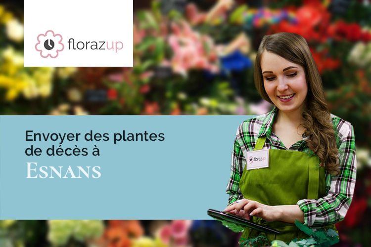 gerbes de fleurs pour des obsèques à Esnans (Doubs/25110)