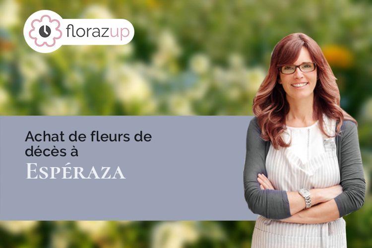 bouquets de fleurs pour une crémation à Espéraza (Aude/11260)